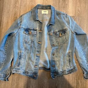 Old Navy Blue Denim Jacket Size L